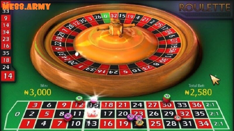 Cách chơi Roulette online chi tiết cùng nhà cái Me88